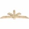 Ekena Millwork Davenport Rough Sawn Timber Gable Bracket, Douglas Fir, 84"W x 35"H x 4"D x 6"F, 10/12 Pitch GBW084X35X0406DAV00RDF - alternate 3